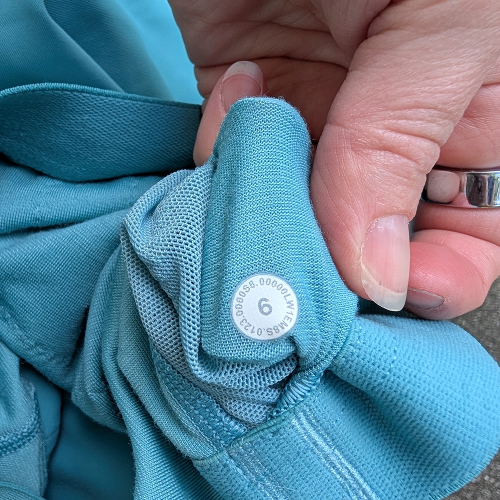 Blue Racerback Athletic Tank Top - Picture 4 of 5